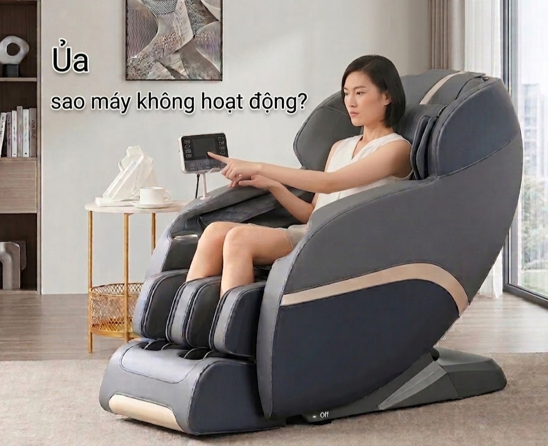 Cẩm Nang Xử Lý Triệt Để Sự Cố Ghế Massage Không Lên Nguồn