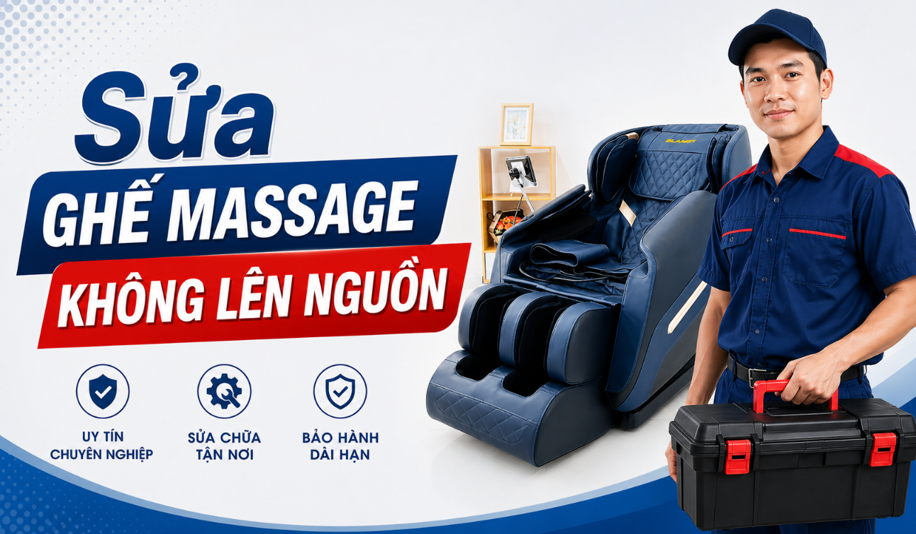 Cẩm Nang Xử Lý Triệt Để Sự Cố Ghế Massage Không Lên Nguồn