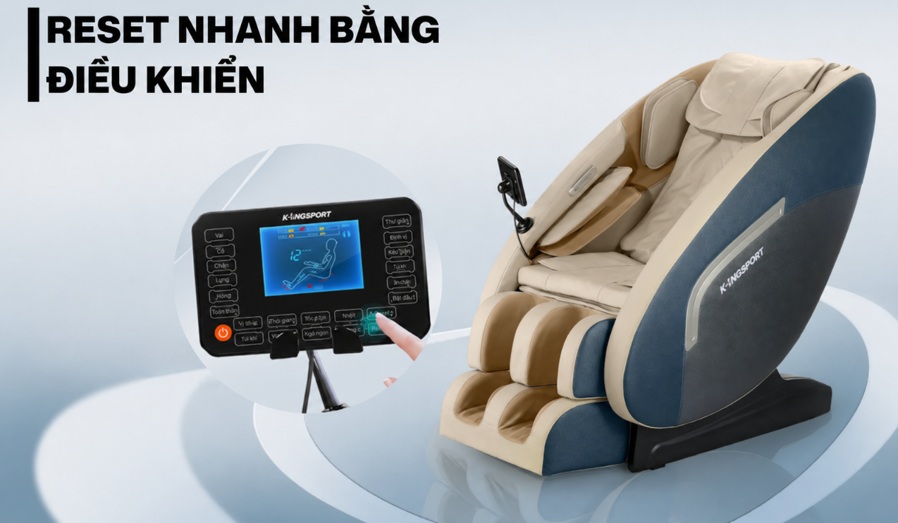 Lỗi Bảng Điều Khiển (Remote) Và Hệ Thống Cảm Biến Ghế Massage